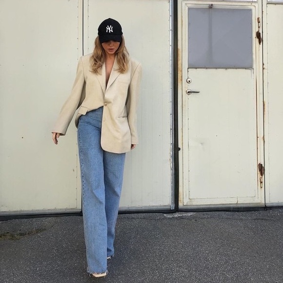 GRLFRND Denim - GRLFRND Denim Dawn Wide Straight Leg Jeans